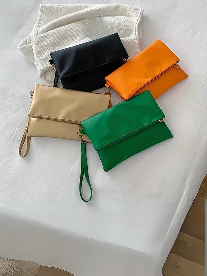 Manyetik Kapatmalı Minimalist Tasarım Ayarlanabilir Kayışlı Şık Zarif Kadın El Çantası