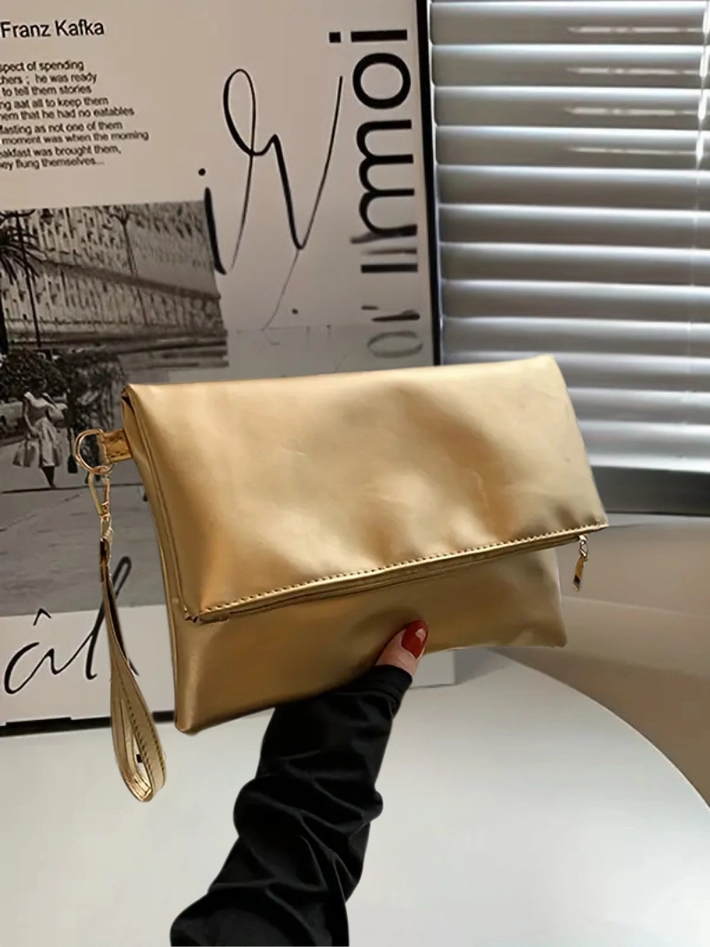 Manyetik Kapatmalı Minimalist Tasarım Ayarlanabilir Kayışlı Şık Zarif Kadın El Çantası