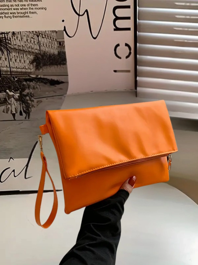 Manyetik Kapatmalı Minimalist Tasarım Ayarlanabilir Kayışlı Şık Zarif Kadın El Çantası