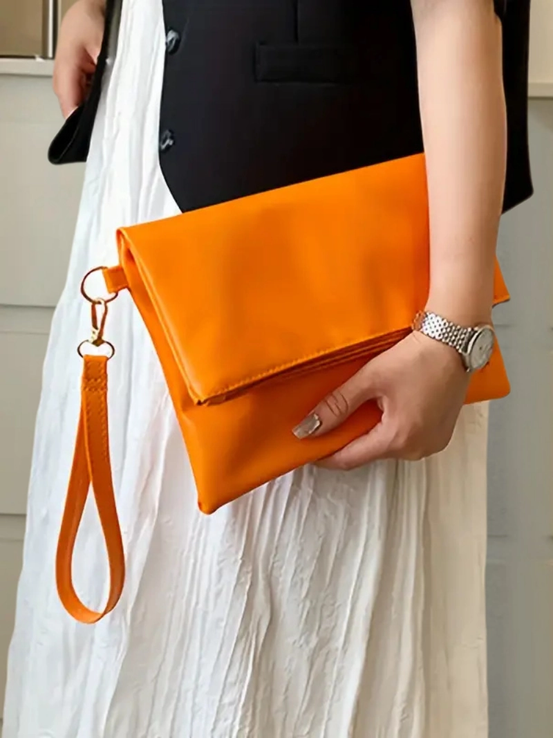Manyetik Kapatmalı Minimalist Tasarım Ayarlanabilir Kayışlı Şık Zarif Kadın El Çantası